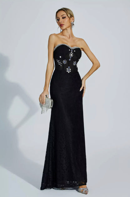 Teresa diamond maxi dress