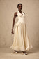 Vanilla cream tulle maxi dress