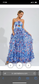 Lulu blue floral maxi dress