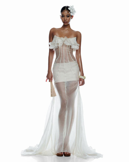 Akiko Maxi dress White