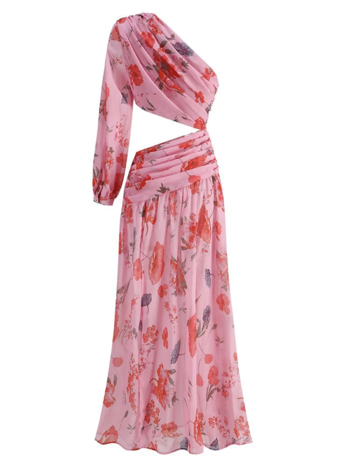 Mia floral cutout maxi dress