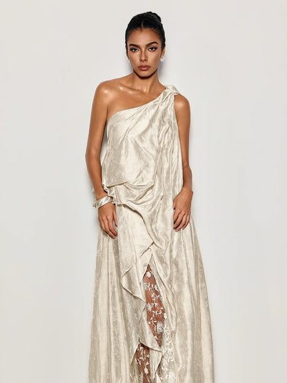 Celeste Drape Goddess Gown