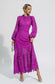 Juliette purple maxi dress