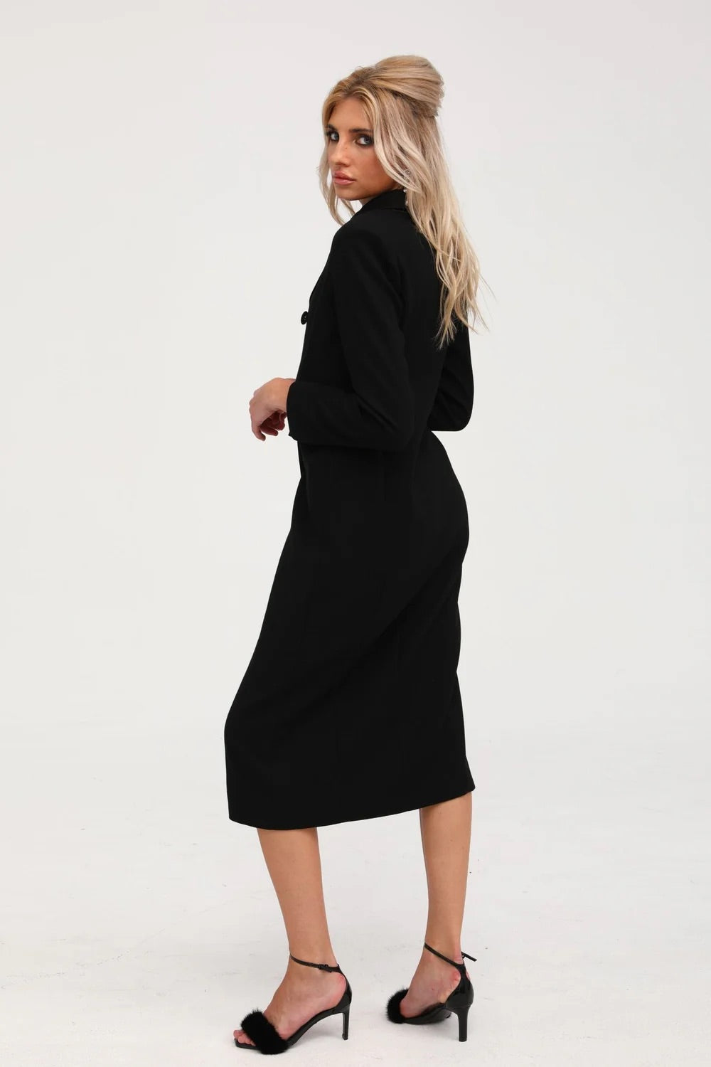 Estelle double breasted long coat