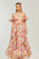 Genevieve floral maxi dress