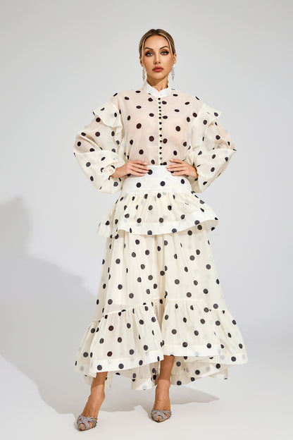 Colette Polka Dot Ruffle Set