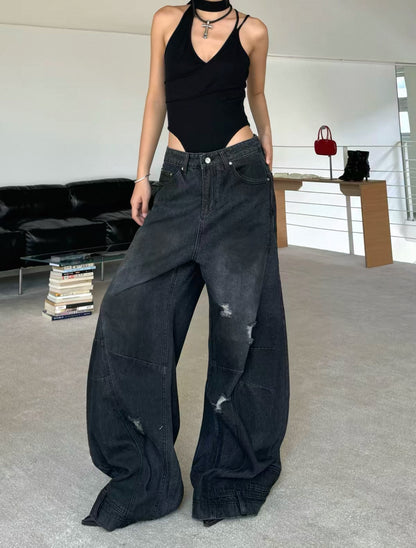 Akari Volume Denim Pants