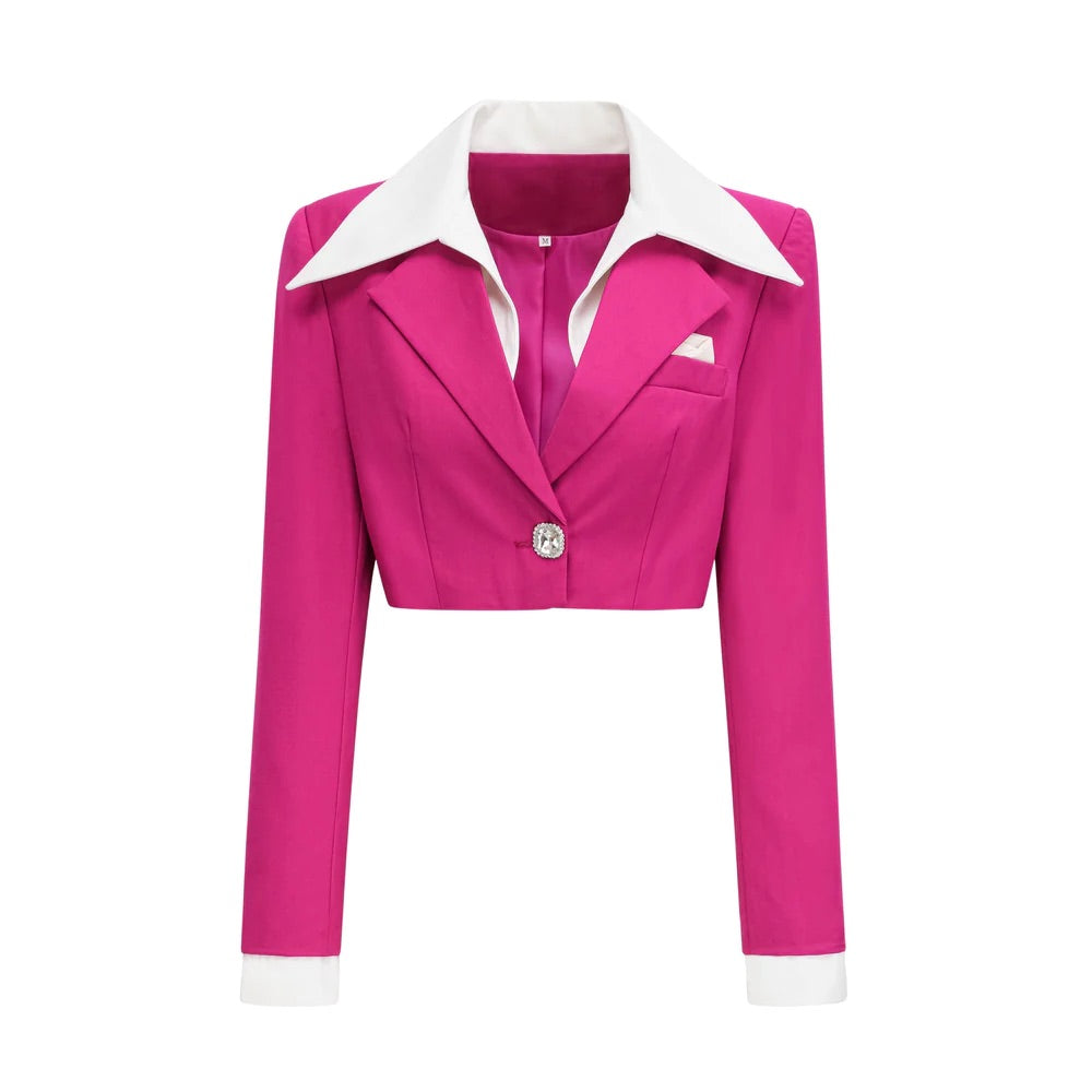 Pink Blazer/skirt set