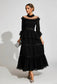 Black lace maxi dress (Preorder)