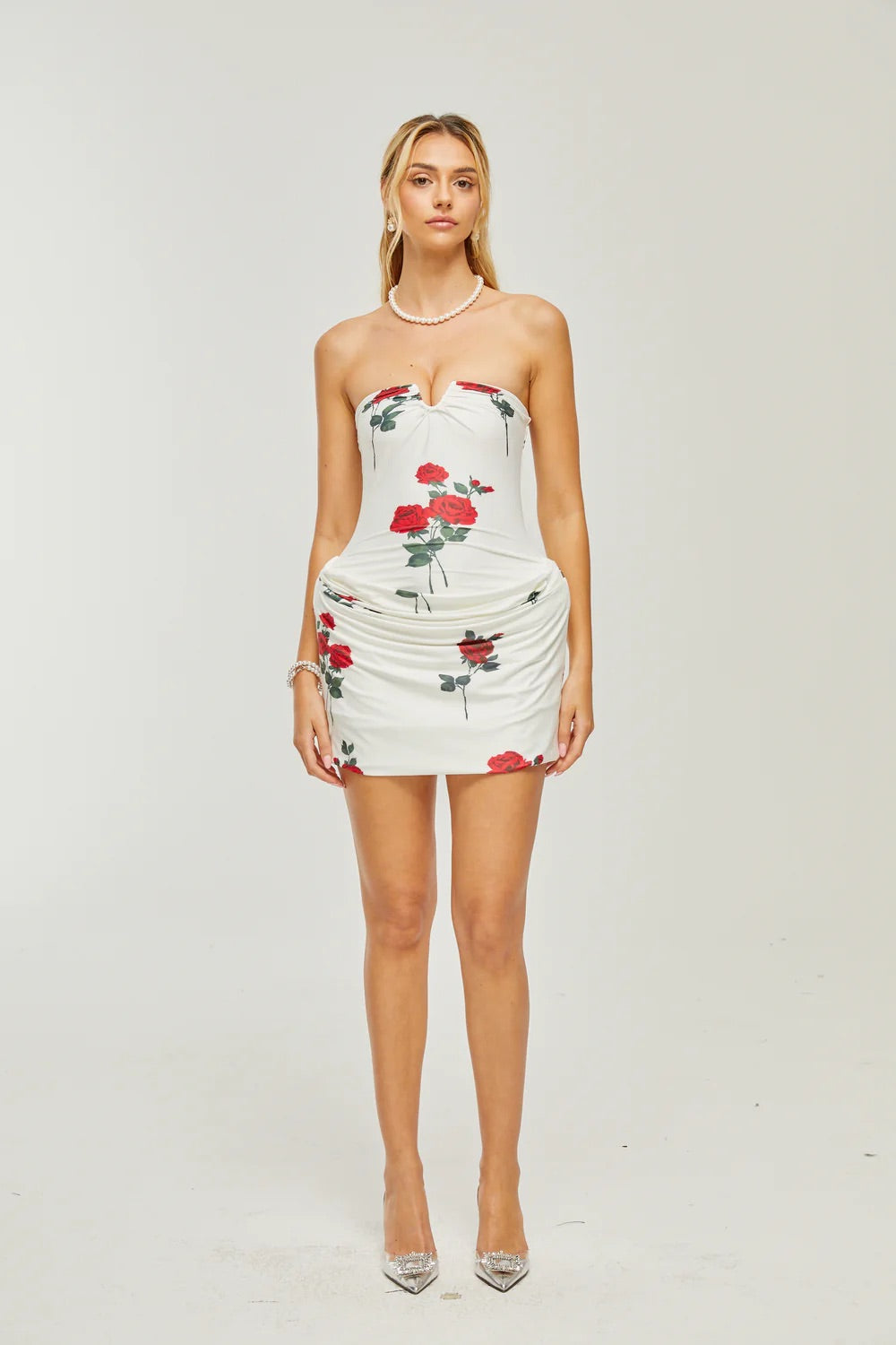 Sandrine floral mini dress