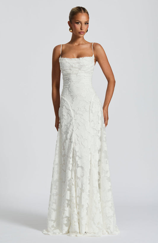 Rosalie Lace Backless Maxi Dress