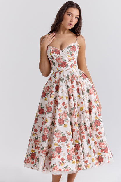 Mademoiselle midi dress- Floral