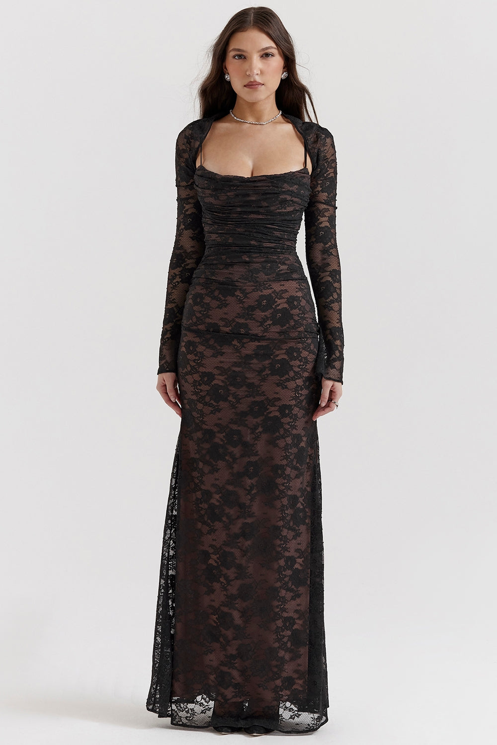 Celi Lace Maxi Dress