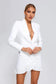 White blazer mini dress (8308257489134)