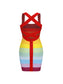 Lisa rainbow mini dress