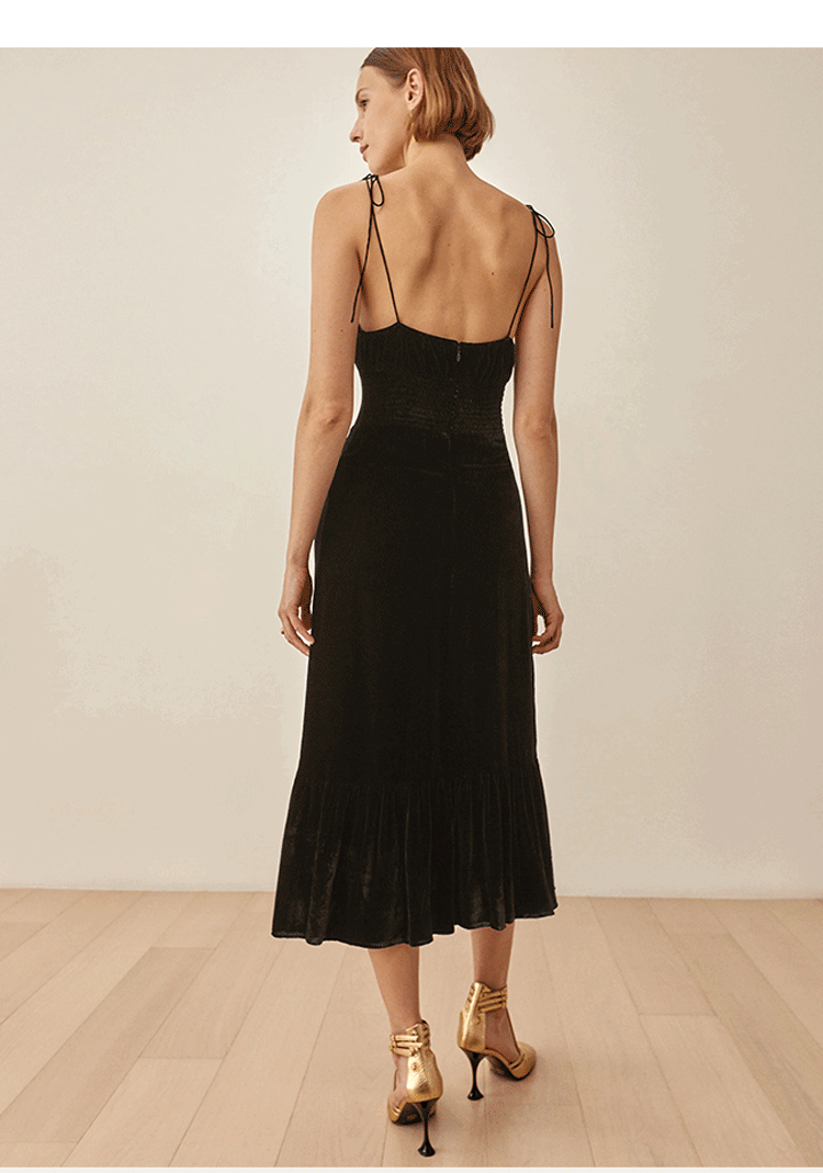 Vivienne Velvet Midi Dress