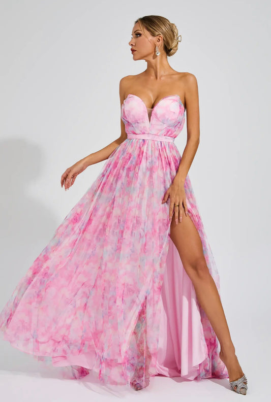 Sheila pink maxi dress