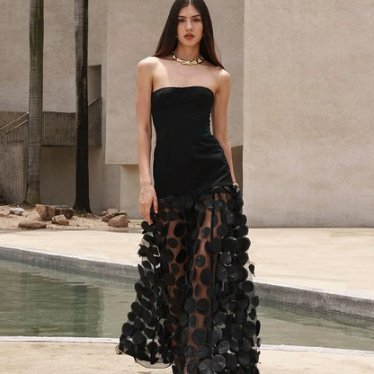 Ophelia Illusion Tulle Gown
