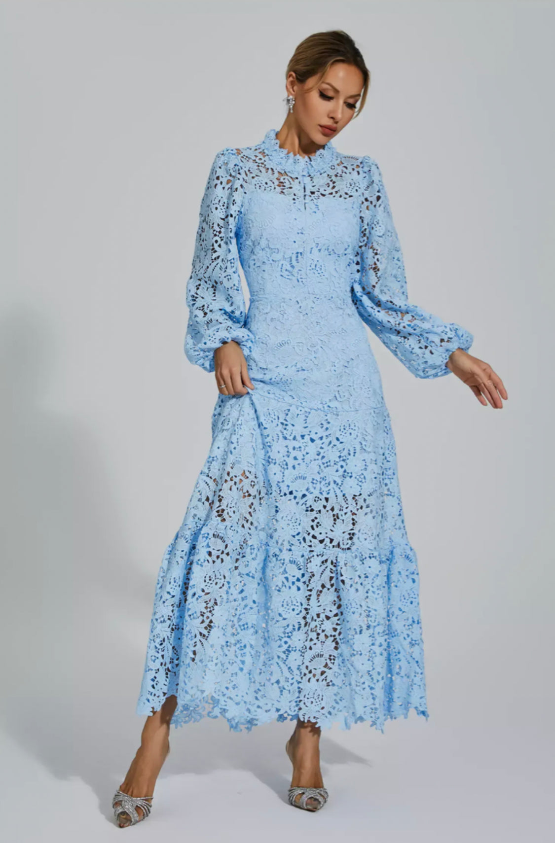 Juliette blue maxi dress