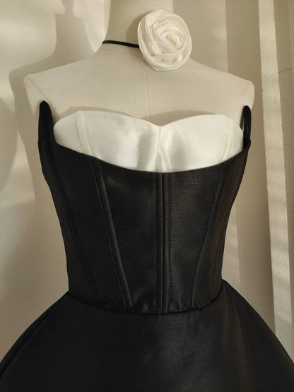 Rosa Petal Corset Mini Dress