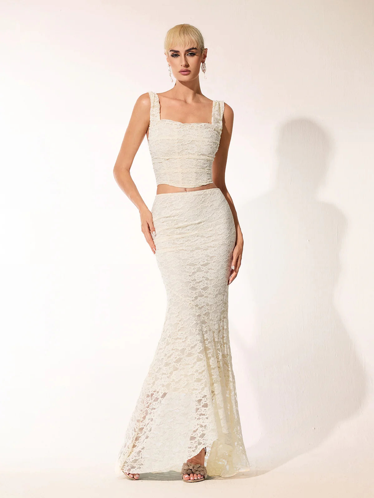 Lumière Lace Two-Piece Gown