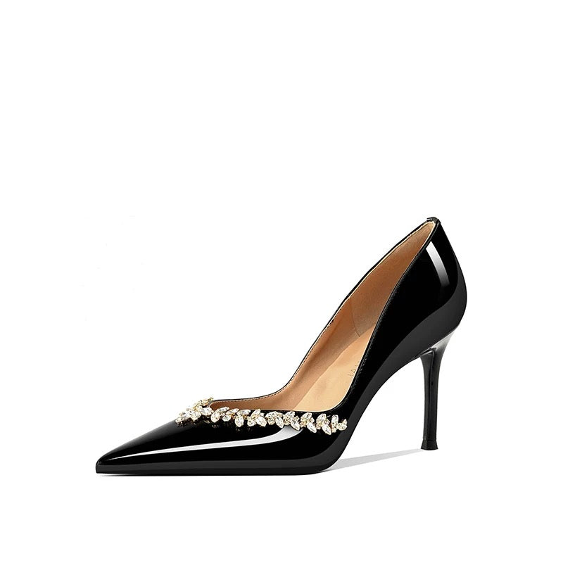 Jolie Crystal Embellished Pumps