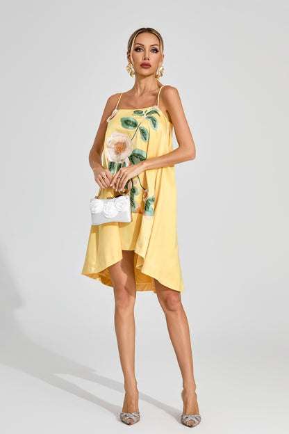 Soleil Blossom A-Line Mini Dress