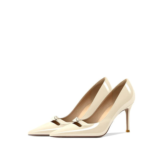 Ivory Patent Bow Pumps