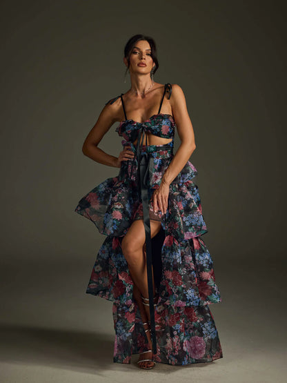 Fleur Noire Bloom Ruffle Set