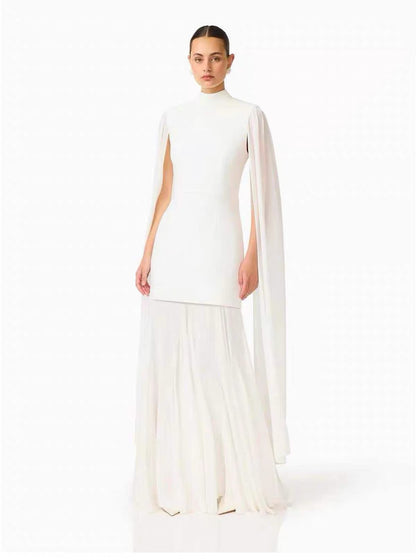 Vesper Cape Sleeve Maxi Dress