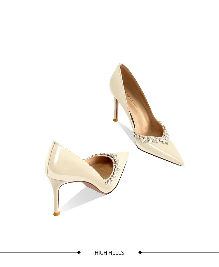 Jolie Crystal Embellished Pumps