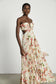 Adriana floral maxi dress