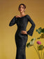 Celi black maxi dress