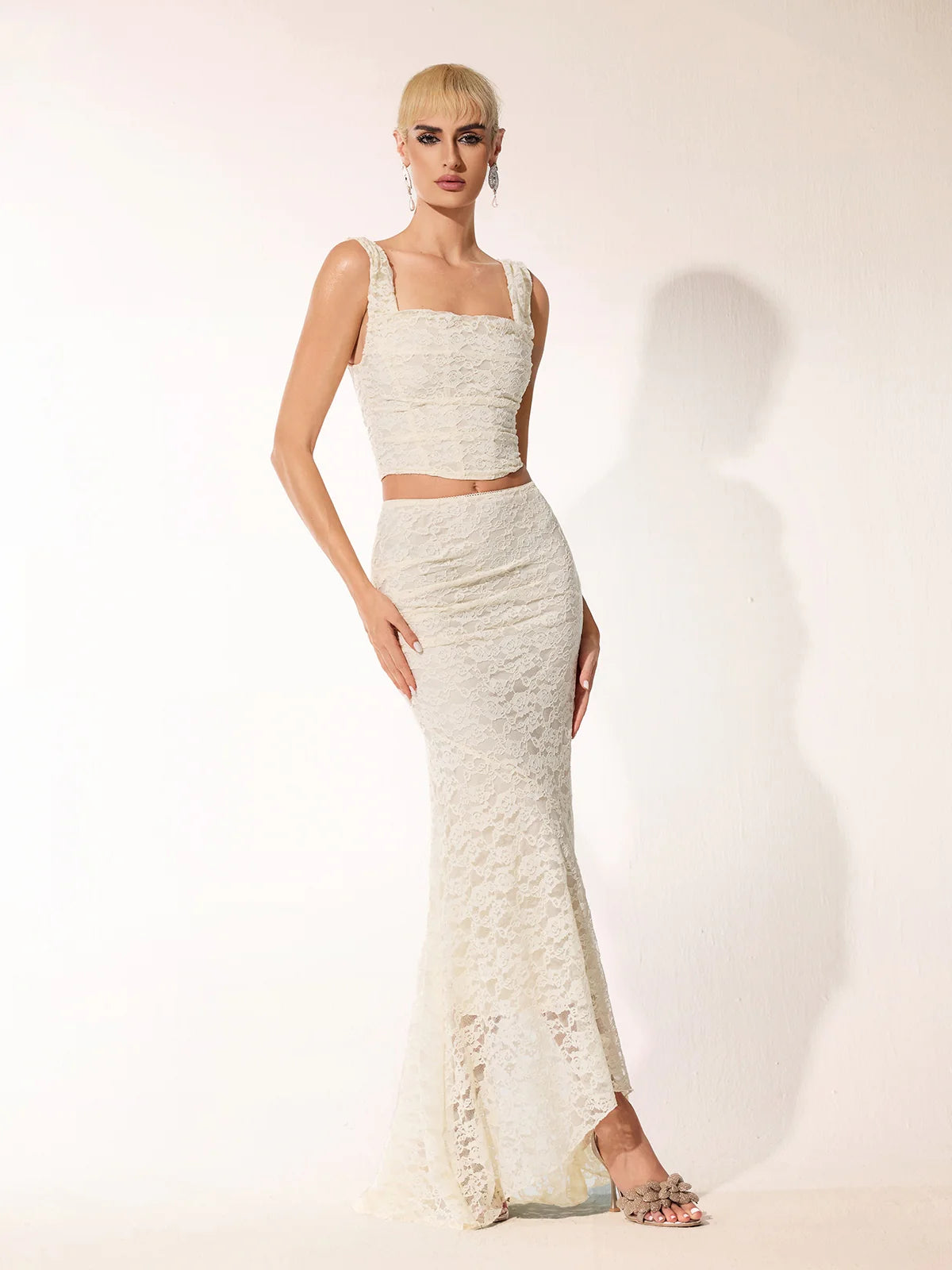 Lumière Lace Two-Piece Gown