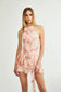 Cassie flower mini dress