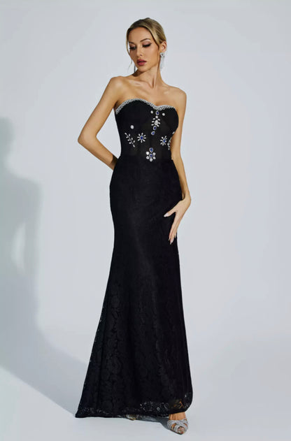 Teresa diamond maxi dress
