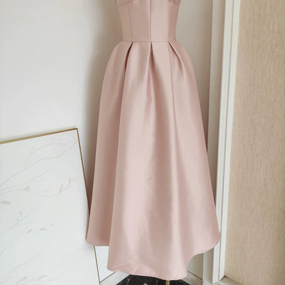 Camille Satin Midi Dress