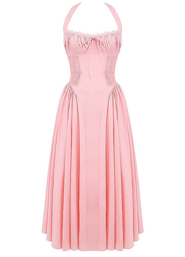 Adabella pink midi dress