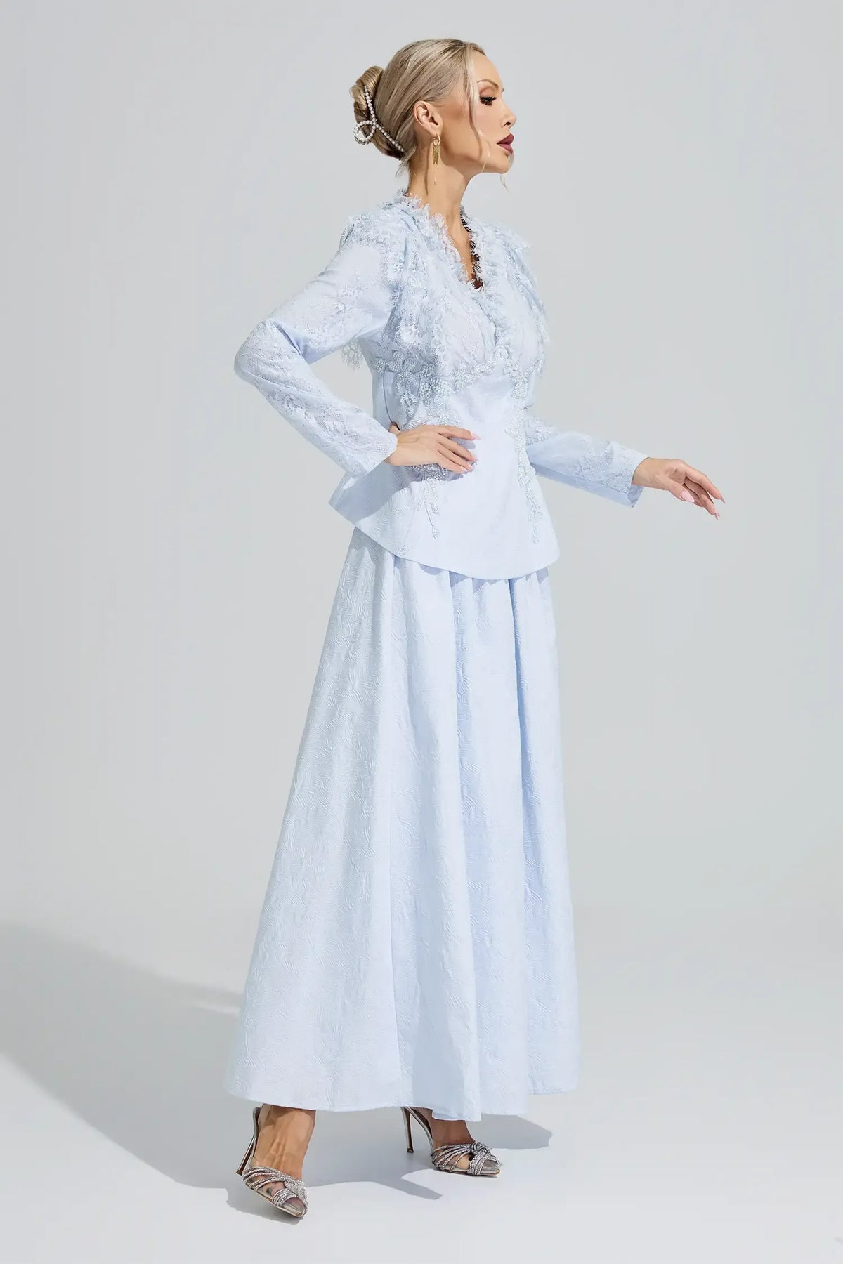 Aveline Lace Two-Piece Set