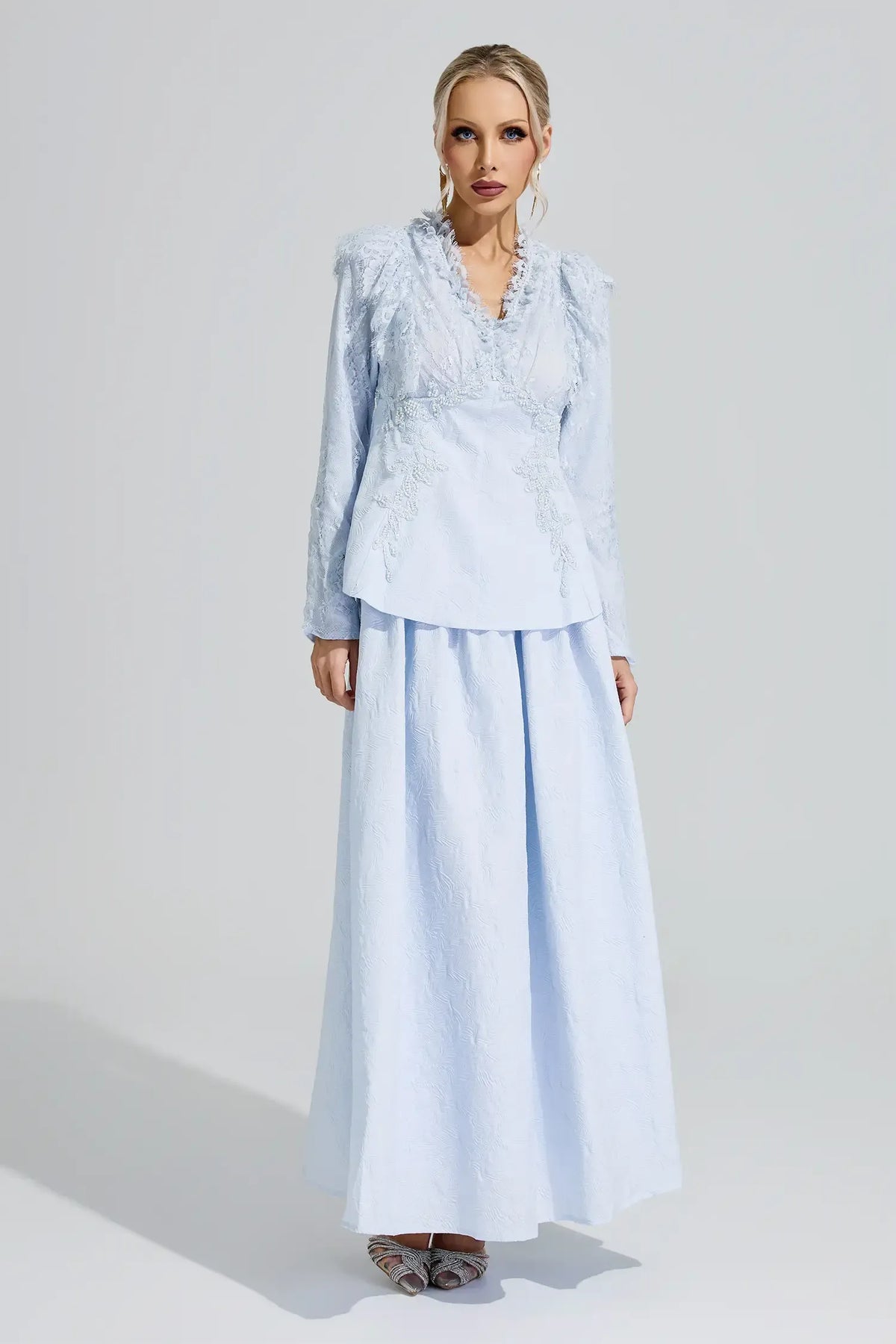 Aveline Lace Two-Piece Set