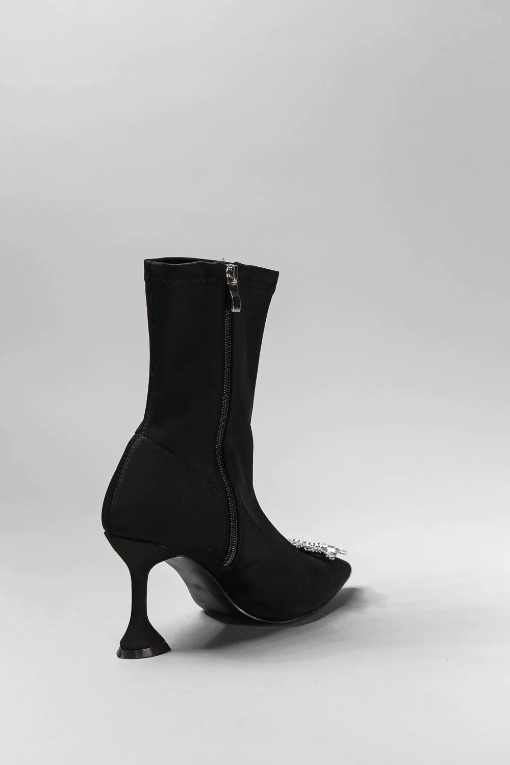 Black diamond stiletto boots (8306327322862)