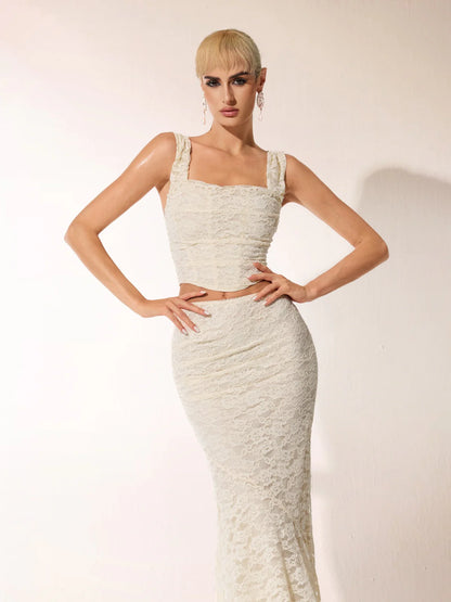 Lumière Lace Two-Piece Gown