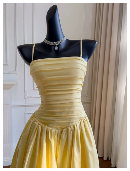 Belle Draped High-Low Gown