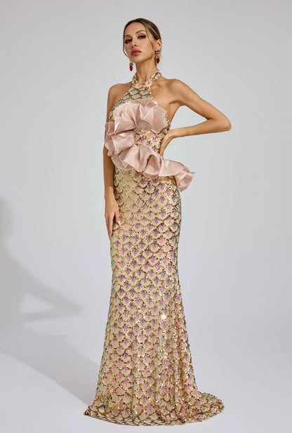Mariposa sequin Gown