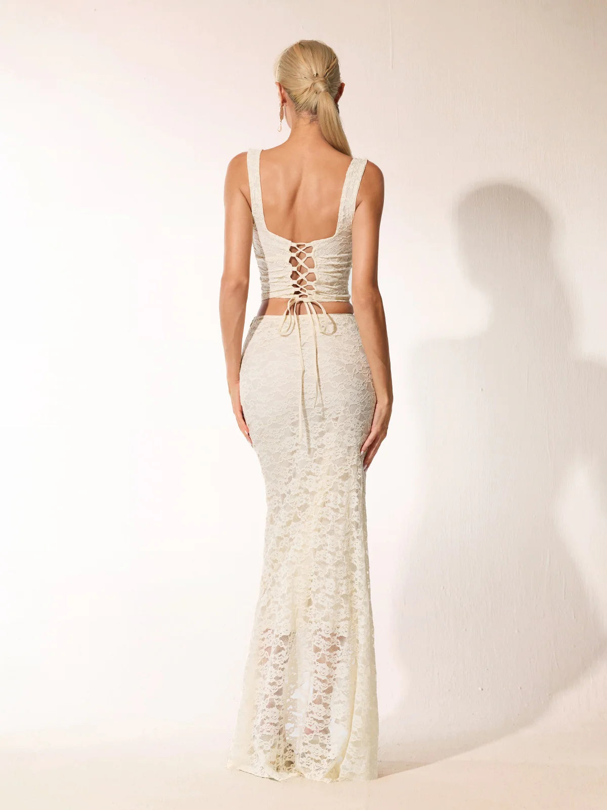 Lumière Lace Two-Piece Gown