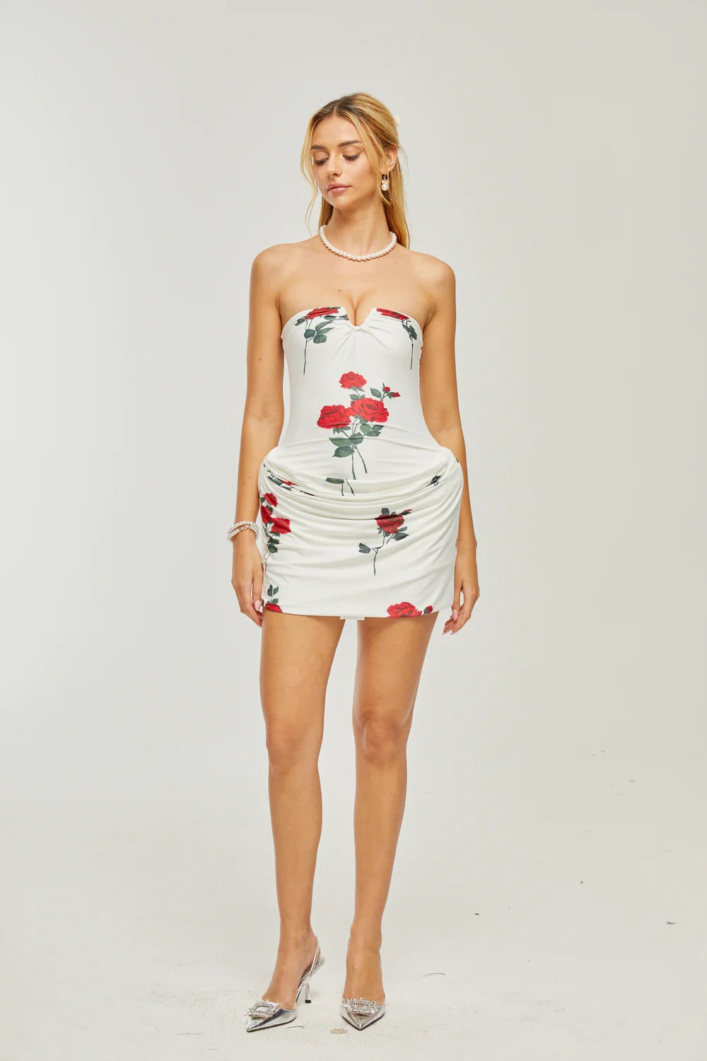 Sandrine floral mini dress