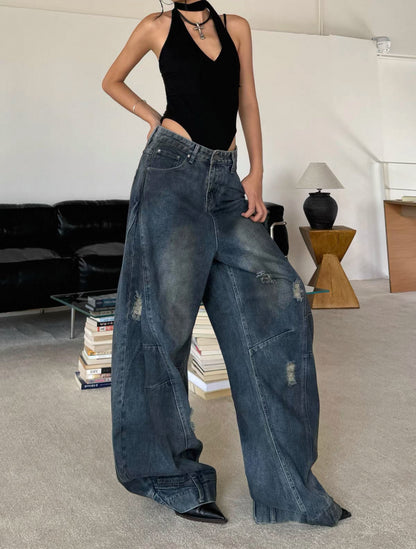 Akari Volume Denim Pants