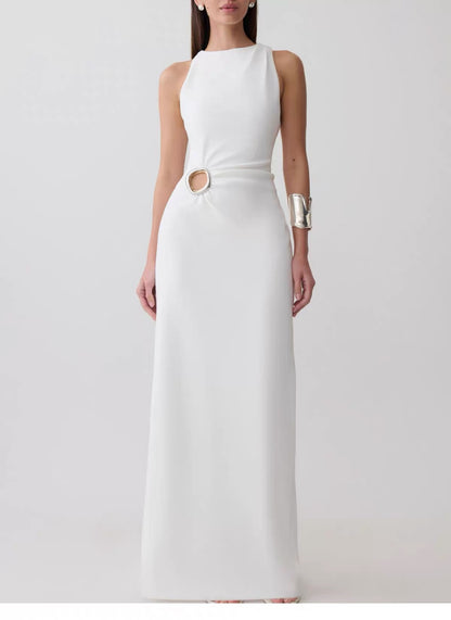 Sorelle Ring Detail Maxi Dress