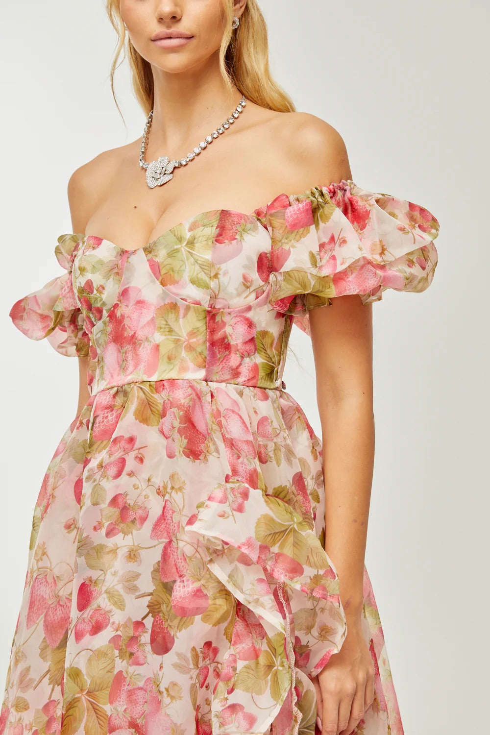 Genevieve floral maxi dress