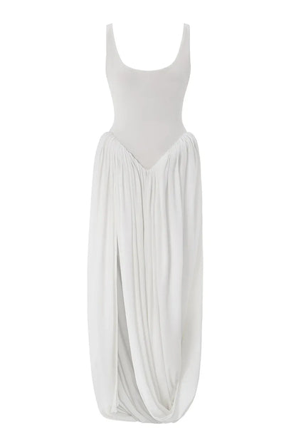 Naya Sculpt Drape Maxi Dress